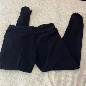 Full length black leggings